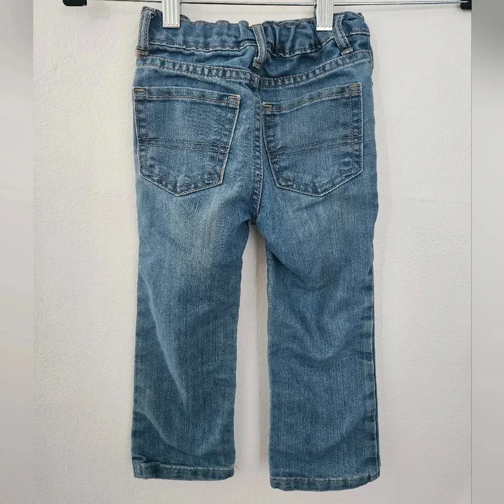 The Childrens Place‎ Bootcut Jeans Medium Wash Denim Kids Size 3T